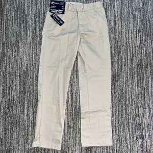Premium Wear Boys Schoolwear Pants‎ Size 14 Tan Khaki New With Tags Flat Front